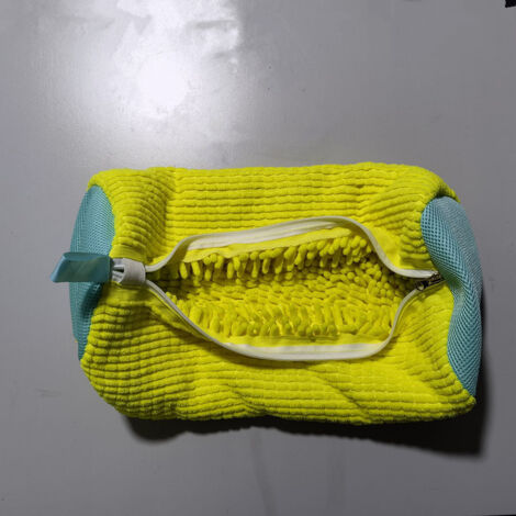 Ahlsen Pack Shoe Washing Bags, Sneaker Washing Bags, Multi-Protection Self-Cleaning Thick Increased Friction Inside Laundry Bag for Travel Apartment Yellow