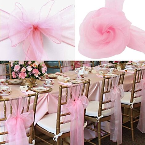 Wedding Google Chair Covers Ahlsen 100 Pieces Organza Nubans Chair