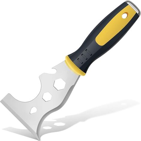 Ahlsen 12 in 1 Stainless Steel Paint Scraper Multifunctional Wood Paint Stripping Tool