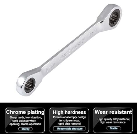 Ahlsen Double sided ratchet wrench hand tools for 8 10 mm hand wrenches