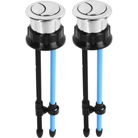 Ahlsen Piece Toilet Push Button, 58mm Thread Diameter, Double Flush Button, Adjustable Toilet Water Tank Button