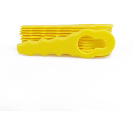 Ahlsen 8 pieces replacement blades, lawn mower blades, lawn mower blade replacement, yellow