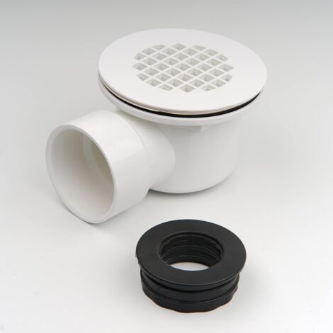 Ahlsen Flat shower floor drain with perforated strainer 2 inch shower drain with side outlet flat