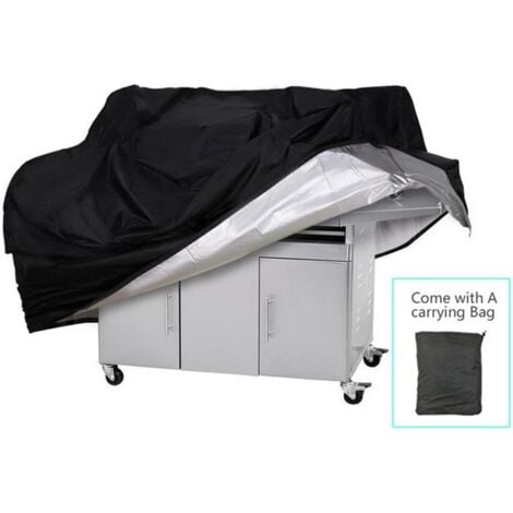 Ahlsen Grill Cover, Gas Grill Cover, Protective Grill Cover BBQ, Waterproof Anti-UV Cover for Weber, Holland, Brinkmann, Char Broil, etc, Size 77 x 58 cm