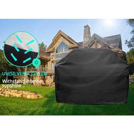 Ahlsen Grill Cover, Gas Grill Cover, Protective Grill Cover BBQ, Waterproof Anti-UV Cover for Weber, Holland, Brinkmann, Char Broil, etc, Size 77 x 58 cm