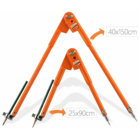 Ahlsen Set of 2 professional carpenter's compasses