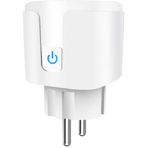 Ahlsen WIFI Connected Socket, 16A Smart Plug, Compatible with Android and iOS Alexa (Echo and Echo Dot), Siri, SmartThings, Google Home, Energy Monitoring, Timer Function (1 Pack)