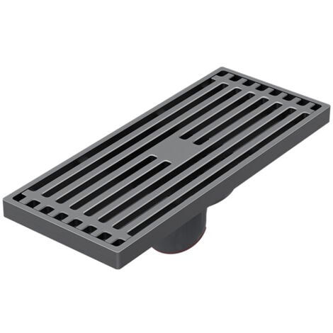 Ahlsen Floor drain long invisible floor drain all copper floor drain submerged floor drain 820 straight black