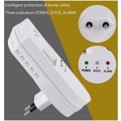 Ahlsen Digital Natural Gas Detector, Home Gas Alarm, Gas Leak Detector, High Sensitivity LPG, LNG, Natural Coal Leak Detection, Alarm Monitor for Home/Kitchen