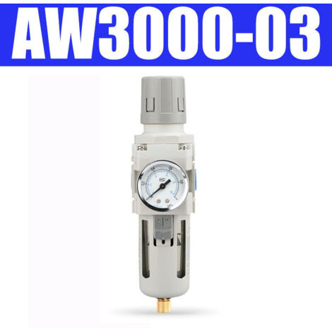 Air Oil Water Separator Filter AW3000-03 – G3/8'' Port, Automatic Drain ...