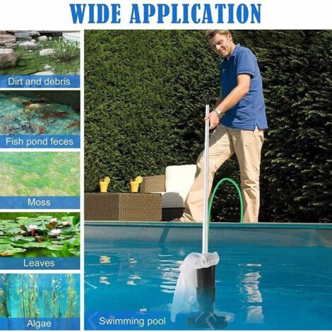 Pool Vacuum Cleaner Portable Pool Vacuum Jet Handheld Pool Cleaner