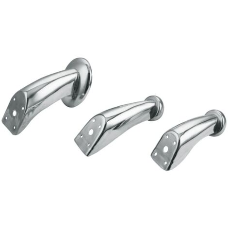 Ahlsen Thick Stainless Steel Sofa Legs, 4 Furniture Legs, Chrome Legs, Wardrobe Sofa Bed Legs, Used for Sofas, Chairs, Stools, Cabinets (9.5cm)