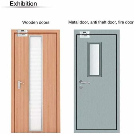 Ahlsen 1000kg Electric Magnetic Lock, DC12V Induction Door Access Control, Electric Trap Door Lock for Security System with Time Delay