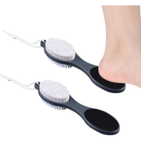 Ahlsen Piece Foot File Pedicure Foot Rasp Multipurpose 4 in 1 Foot Pedicure Tools Double Sided Exfoliator Corn Remover Natural Foot Pumice