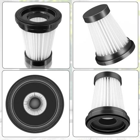 10 Pack HEPA Filter Replacement For Moosoo K12/K13, Foxnovo 13KPA Cordless Vacuum Cleaners