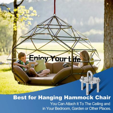Ceiling Joists Yoga Trapeze Ceiling Mount Hammock Hanging Kit