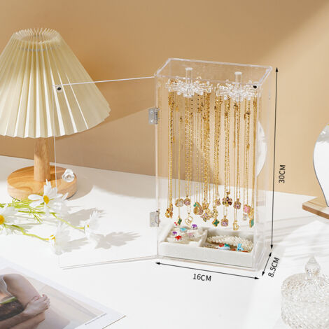 Jewelry Stand Necklace Holder Acrylic (Wholesale Clear Wall