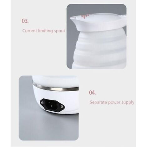 Ahlsen Outdoor Electric Kettle Boil Water Tool for Camping Mini Folding Kettle