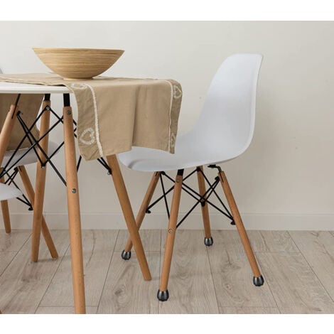 Ahlsen 24 Pieces Chair Leg Caps, Chair Leg Caps, Chair Leg Protectors, Garden Chair Leg Caps, Anti-Scratch and Anti-Noise, for Tables, Sofas, Chairs, Other Furniture