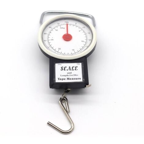 Travel Accessories - Manual Luggage Scale, Black