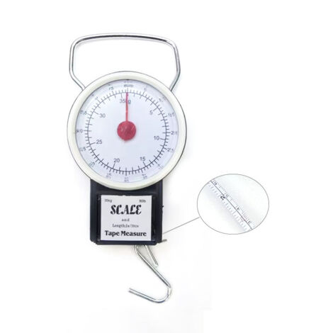 Travel Accessories - Manual Luggage Scale, Black