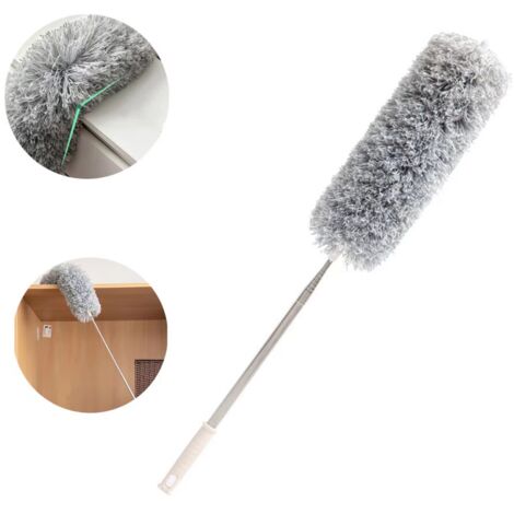 Long extendable telescopic duster - 90° kickable (2.8m)
