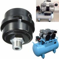 1/2" Thread Air Compressor Intake Filter, Air Compressor Filter Silencer 20mm, Metal Air Compressor Filter Muffler, Air Compressor Strainer, Noise