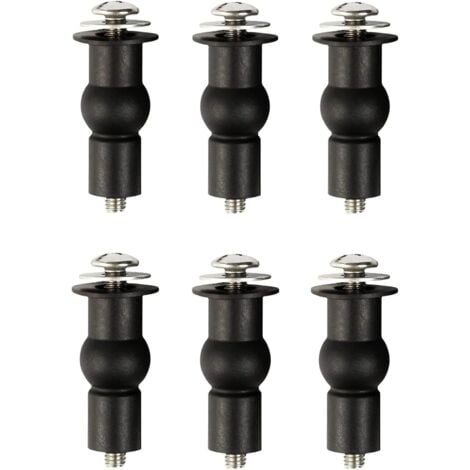 WC Befestigungsset Edelstahl - Montageschrauben Für Toilettensitz, Ohne Bohren