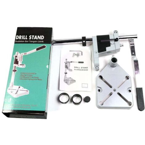 Klemmbohrmaschinenständer Werkbank - Präzisions Bohrständer Mit Aluminiumbasis Doppelloch