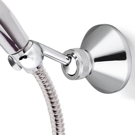 Ahlsen Verchromter, verstellbarer Duschkopfhalter für Standard-Brauseschläuche