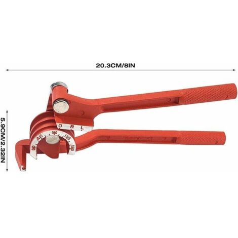 Manueller 3-in-1 Rohrbieger Für 6-10-12 Mm Rohre - 180 Grad Biegewinkel Für Kupfer & Aluminium