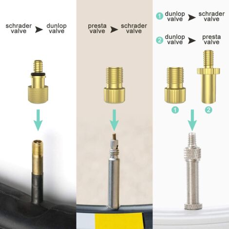 Fahrradventiladapter - Universal Konverter Für Pumpen Und Stoßdämpfer