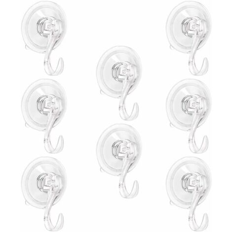 8 Saugnapfhaken Ohne Bohren - Extra Starke Haftung Für Bad & Küche