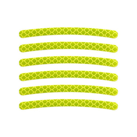 Reflektierende Auto Rad Aufkleber - 20 Stück Neon Streifen Für Felgen (Rosa)