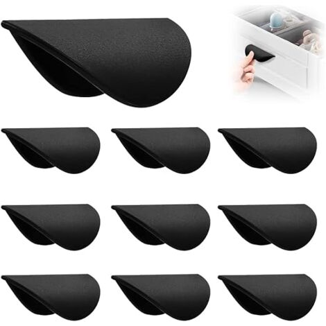 COZERI 4x Selbstklebende Knöpfe - Edelstahl-Griffe Ohne Bohren