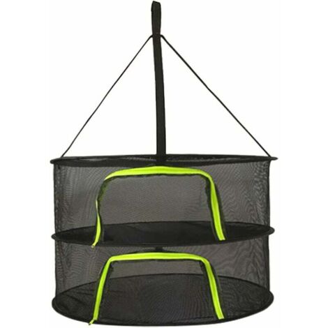 Trockennetz 4-lagig Faltbar - HäNgendes Netz Für Kräuter, Obst & Kleidung