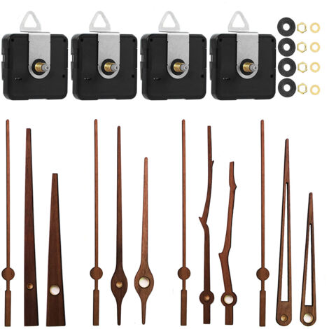 EXCEART Lautloses Uhrwerk Mit Weißen Zeigern - Präzise DIY Uhrenbewegung