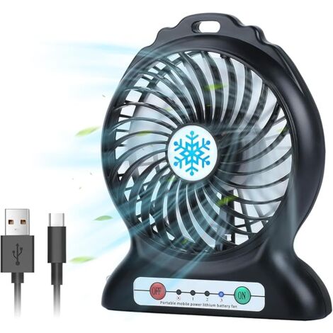 Tragbarer Mini-Sprühventilator Mit Luftbefeuchtung - 3 Geschwindigkeiten, Wiederaufladbar, Perfekt Für Sommer & Reisen