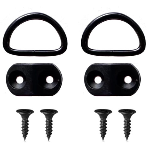 Zurrringe Edelstahl 10 Stück - Ankerhaken Für Motorrad, Fahrrad & Anhänger