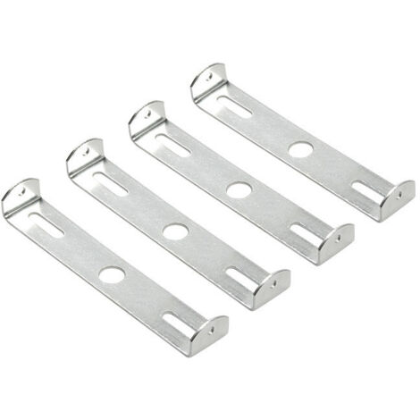 30 Spiegel-Bild-Eck-Halterungen, Silber, 30,3x5,5 Mm – Metall, Für Rahmen, Kisten & Taschen