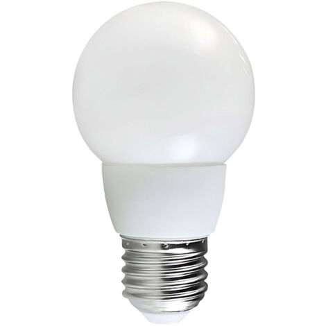 Economiklas - Bombilla CFL Bajo Consumo Mini Globo E27, 8W Potencia, 35W Equivalencia, 360lm, 45 lm/W, Ángulo Apertura 230º, Clase Energética G, No Regulable, Orientación Fija, IP20, 8000H Vida Útil