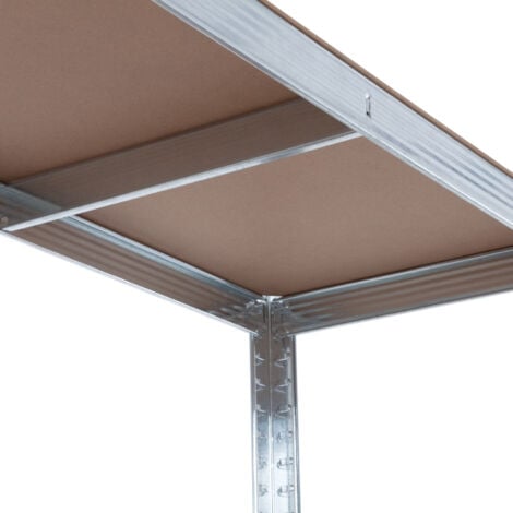 7H SEVEN HOUSE - Estantería Modular Almacenaje (Pack 2), Acero Galvanizado y MDF Antihumedad, Hogar, Trastero, Garaje, 5 Baldas Ajustables, Carga Máxima 875Kg, 90x40x180cm (largo x ancho x alto)