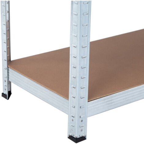 7H SEVEN HOUSE - Estantería Modular Almacenaje (Pack 2), Acero Galvanizado y MDF Antihumedad, Hogar, Trastero, Garaje, 5 Baldas Ajustables, Carga Máxima 875Kg, 90x40x180cm (largo x ancho x alto)