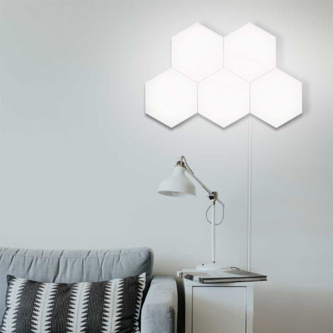 7hSevenOn Deco - Figura Led Decorativa BEE, Plástico PC, Hogar, Oficina, 18W, 1000 lúmenes, Ángulo Apertura 120º, 220-240 Vac, Led SMD, 4000k, Protección IP20, 25.000H Vida Útil, 33x48cm, Blanco
