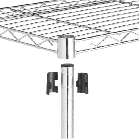 Estantería Metálica con 5 Baldas Ajustables 182.8x91.4x35.5cm 400Kg 7house