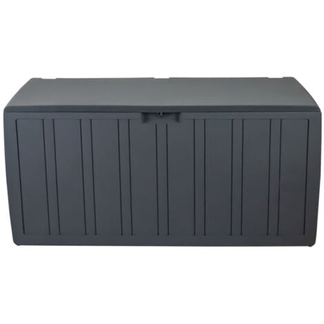 Baúl Exterior de Resina Varios Colores , ORION91 , Arcón Exterior para Jardín, Terraza o Balcón , Baúl Impermeable , Baúl para Objetos y Juguetes , 270 Litros , 117x45,5x57cm