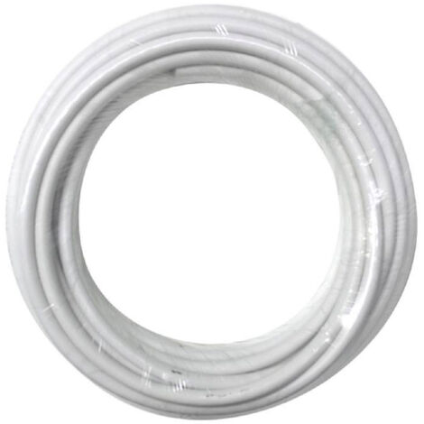 7hSevenOn Elec - Rollo de Cable Eléctrico H05VV-F 3x1mm² 10m, PVC/Cobre, Uso Doméstico y Profesional, Iluminación, Automatización, 3 Cables 1 mm², 10 m Longitud, Protección IP20, Color Blanco