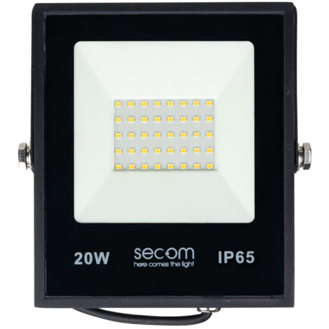 Tenko Prime Led Proyector LED Tenko Plus 20W 2400lm IP65 14.5x3x17cm 5700K Negro 50000H ...