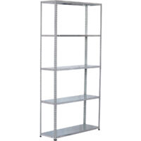 Estantería Modular Metálica SteelSmart con 5 Baldas 200kg 180x30x90cm 7house