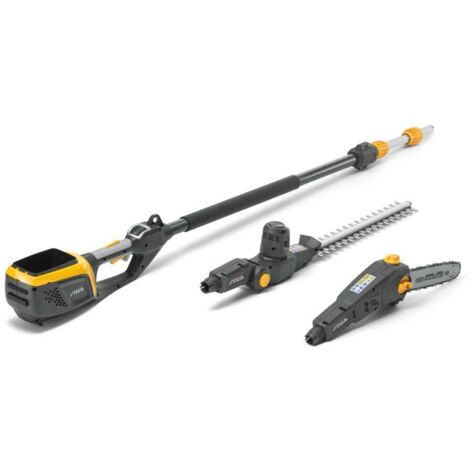 STIGA MT 500e : Outil multifonction léger sur batterie pour l'élagage et la taille des haies (1/5)